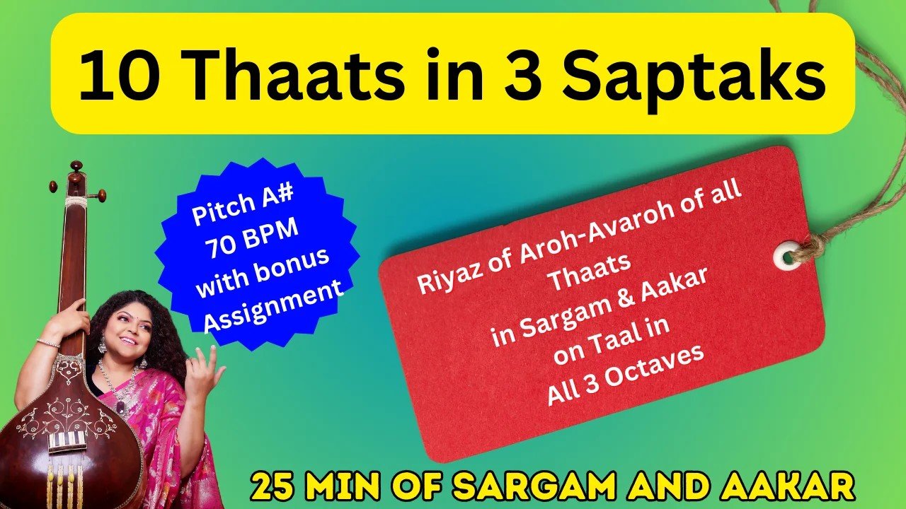 10 Thaats in 3 Saptaks