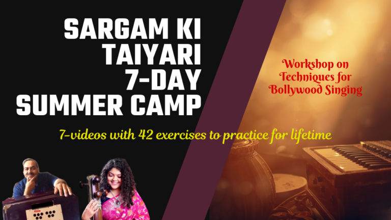 7-Day Summer Camp – Sargam Ki Taiyari